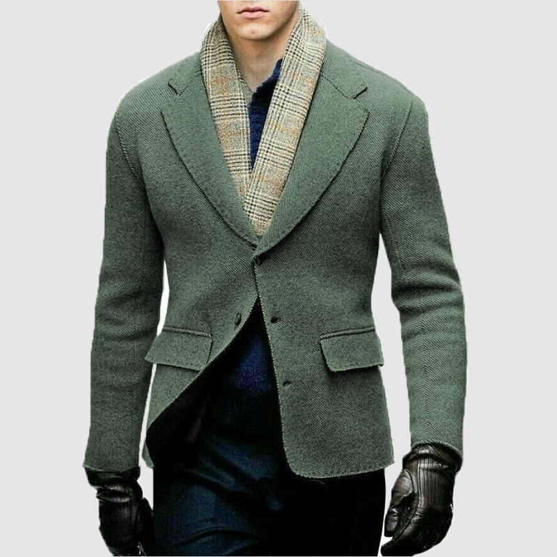 Men's casual solid color fashion warm slim coat(NEW)