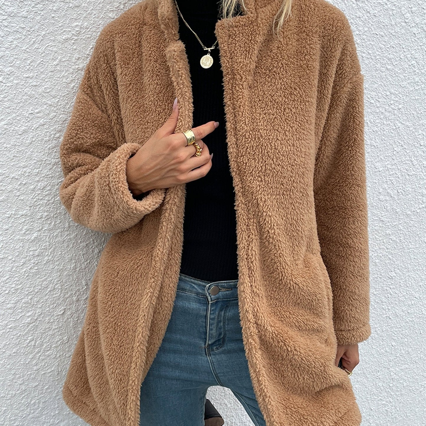 Women's Casual Double-sided Teddy Thermal Coat