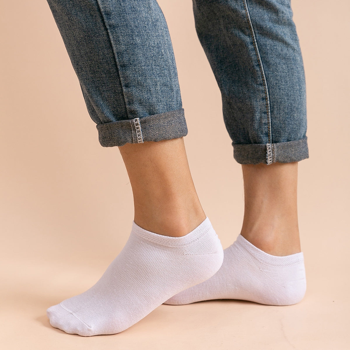 5pairs Men's Solid Colour Business Socks