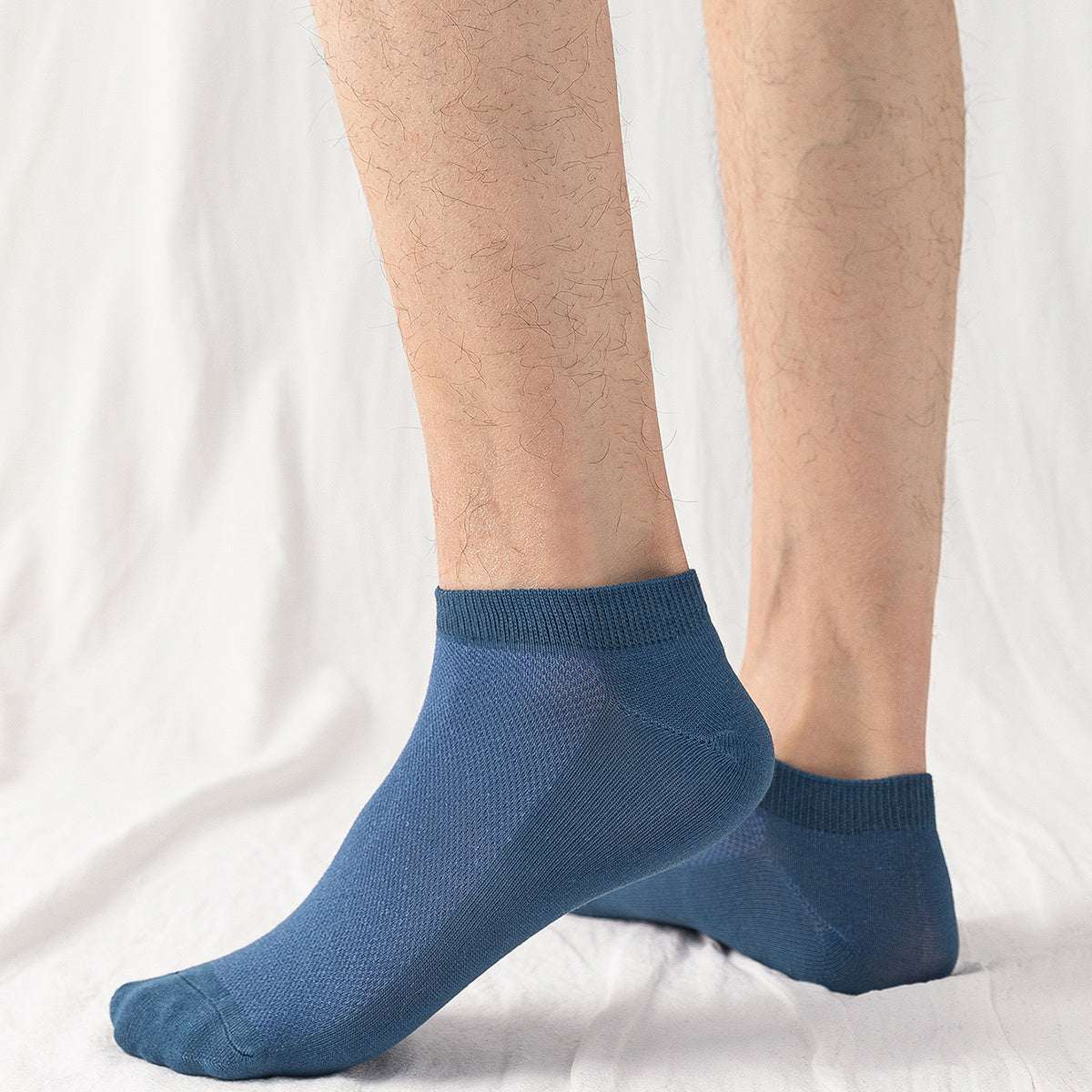 7pairs Men's Breathable Low-cut Socks - Multicolor Set