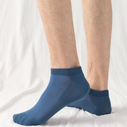 7pairs Men's Breathable Low-cut Socks - Multicolor Set