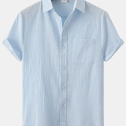 Men's Short Sleeve Button Shirt