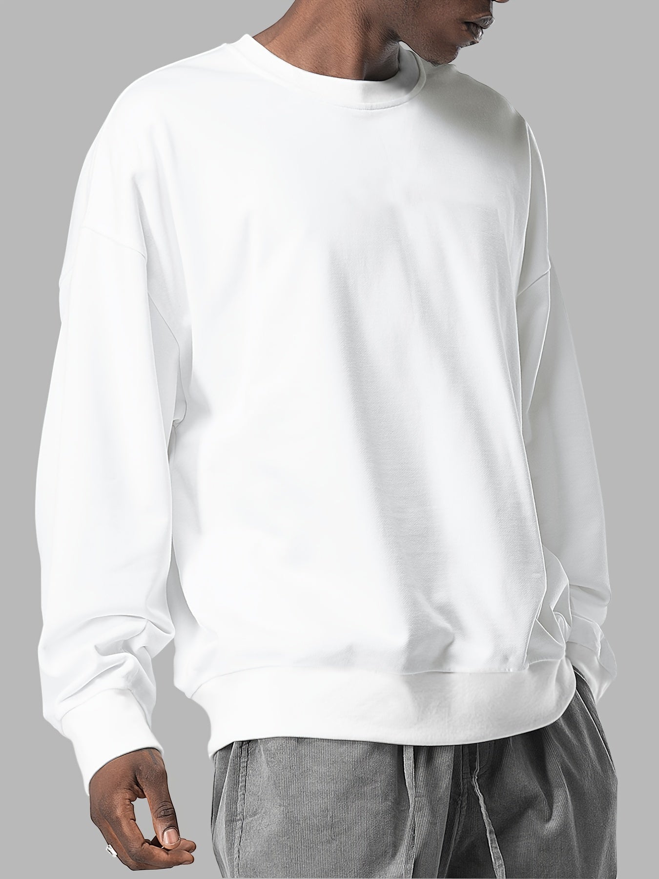 Simple Fashion Men's Casual Round Neck Sweatshirt