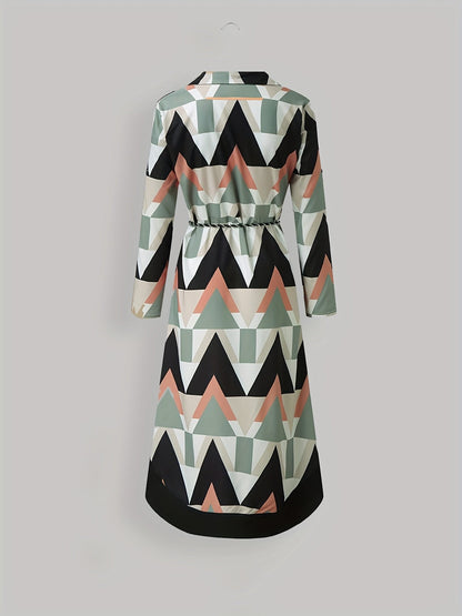 Elegant Summer High Waist Fashion Ditsy Floral Print Slim Temperament Maxi Dresses