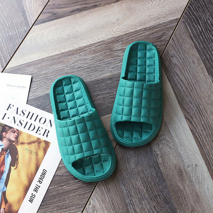 Anti-Slip Solid Color Pillow Quick Drying Indoor Outdoor Shower Slippers