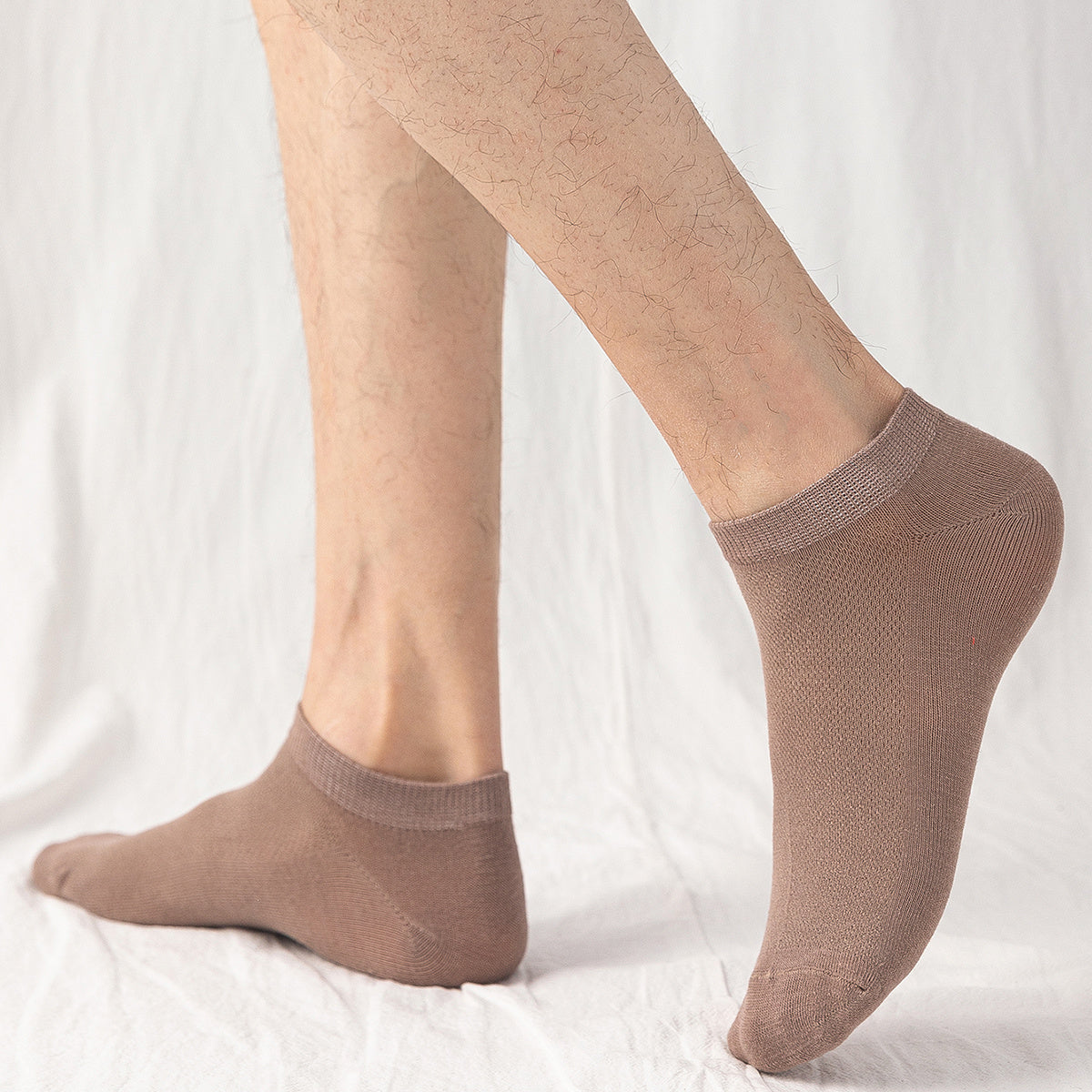7pairs Men's Breathable Low-cut Socks - Multicolor Set
