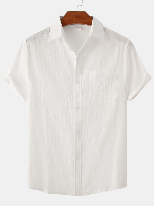 Men's Short Sleeve Button Shirt