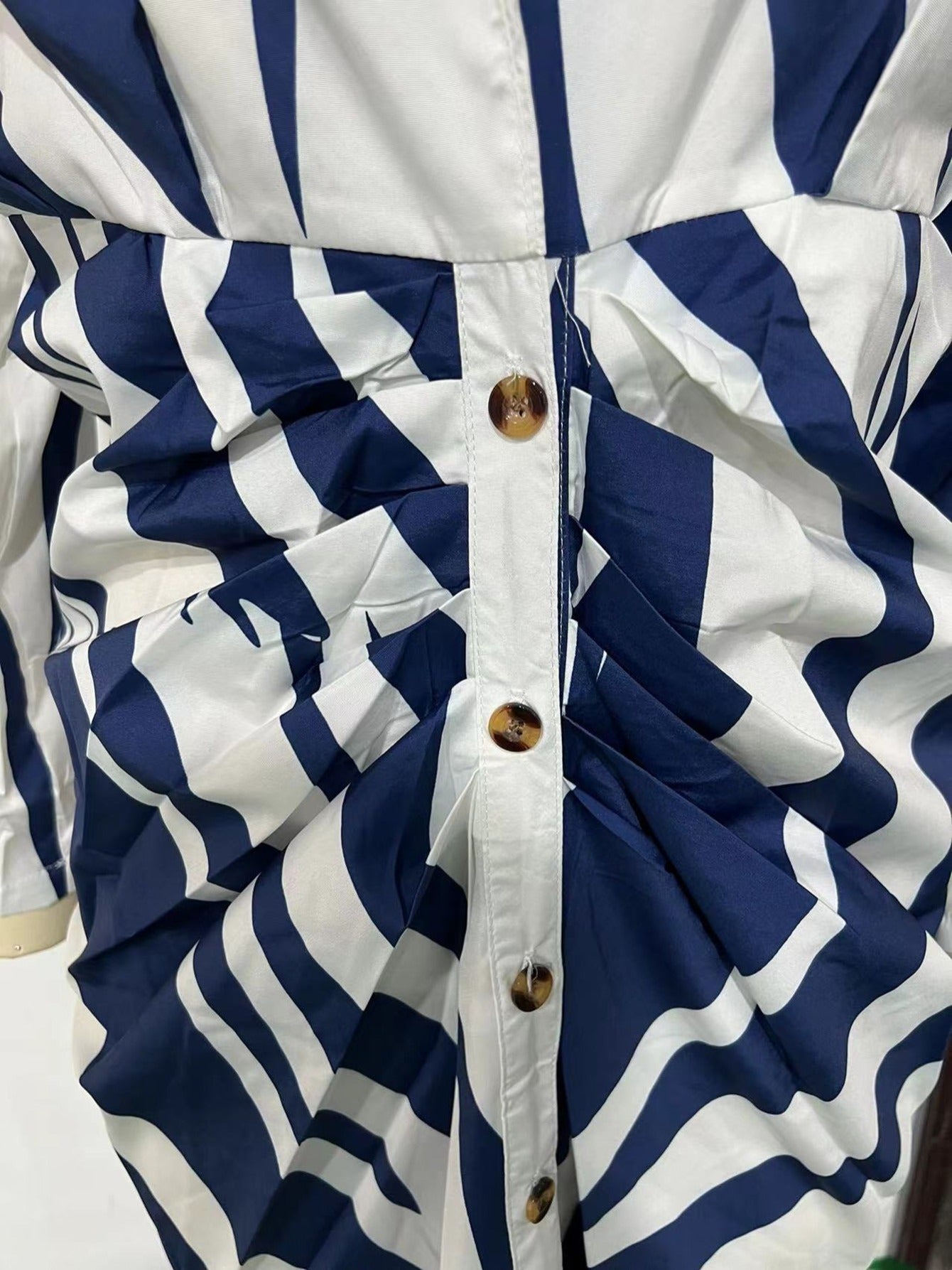 Women's Dresses Casual Elegant Long Sleeve V Neck Button Print Fashion Loose Dresses