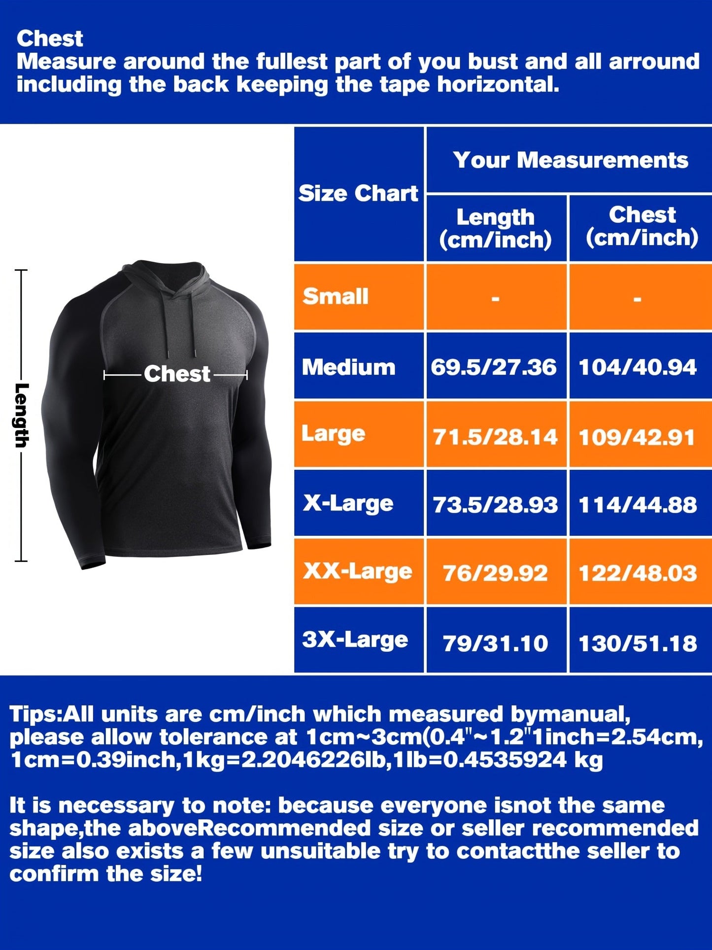 Men's Fast Drying Long Sleeved T-shirts Hoodie