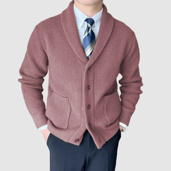 Men's fall and winter v-neck vintage knit cardigan  coat