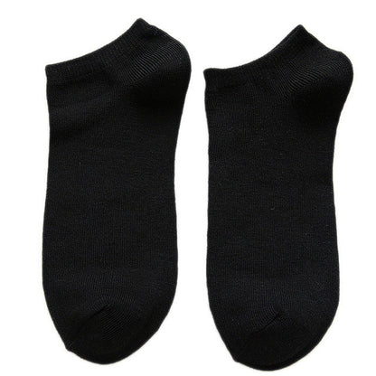 6pairs Men's Solid Color With No Show Liners Ankle Socks For Business Casual