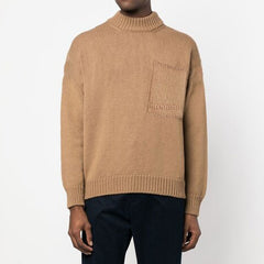 Men's Casaul Round Neck Pockets Sweater