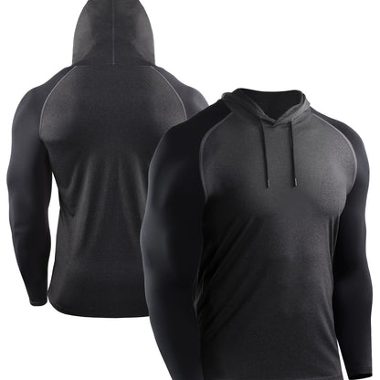 Men's Fast Drying Long Sleeved T-shirts Hoodie