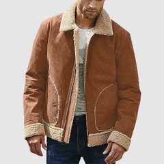 Men's plus size plush composite coat thick fur