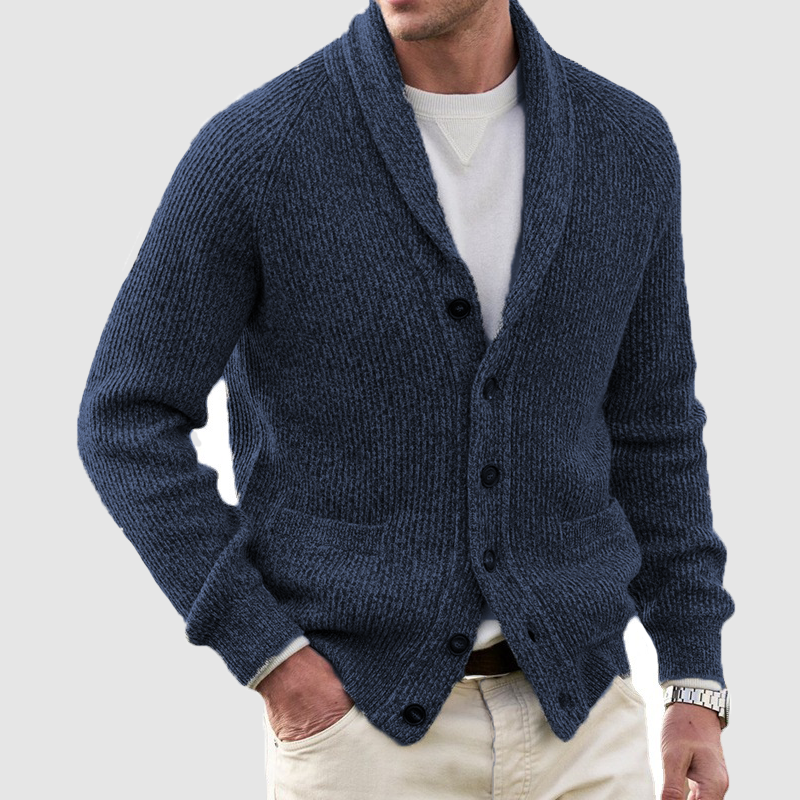 Men's new autumn and winter men's turteck sweater cardigan button sweater