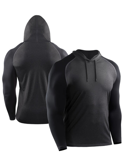Men's Fast Drying Long Sleeved T-shirts Hoodie