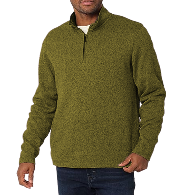 Men's Zipper Basic Sweater