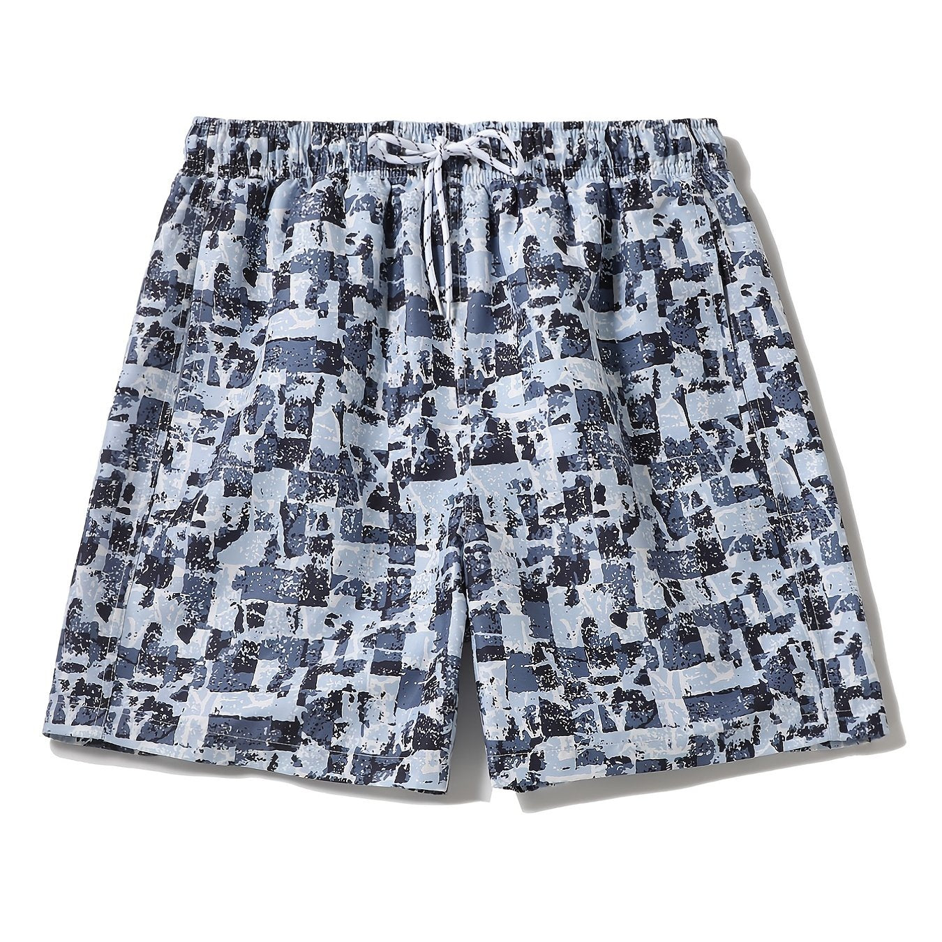 Men's Casual Full Print Board Shorts